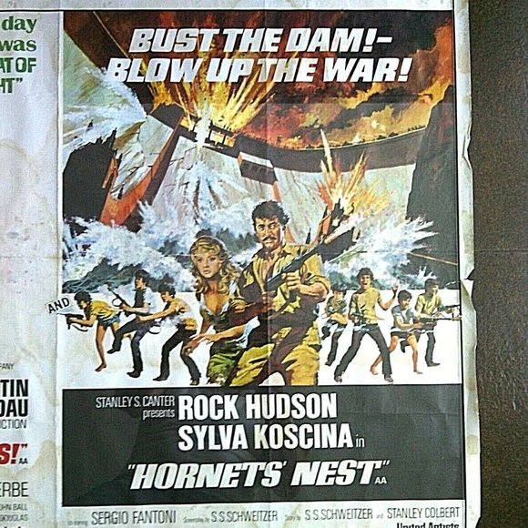 Original Movie Poster Double Feature They Call Me Mister Tibbs & Hornets' Nest - Picture 3 of 16